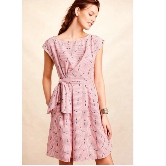 ANTHROPOLOGIE Maeve Bathing Beauties Dress - Picture 4 of 9